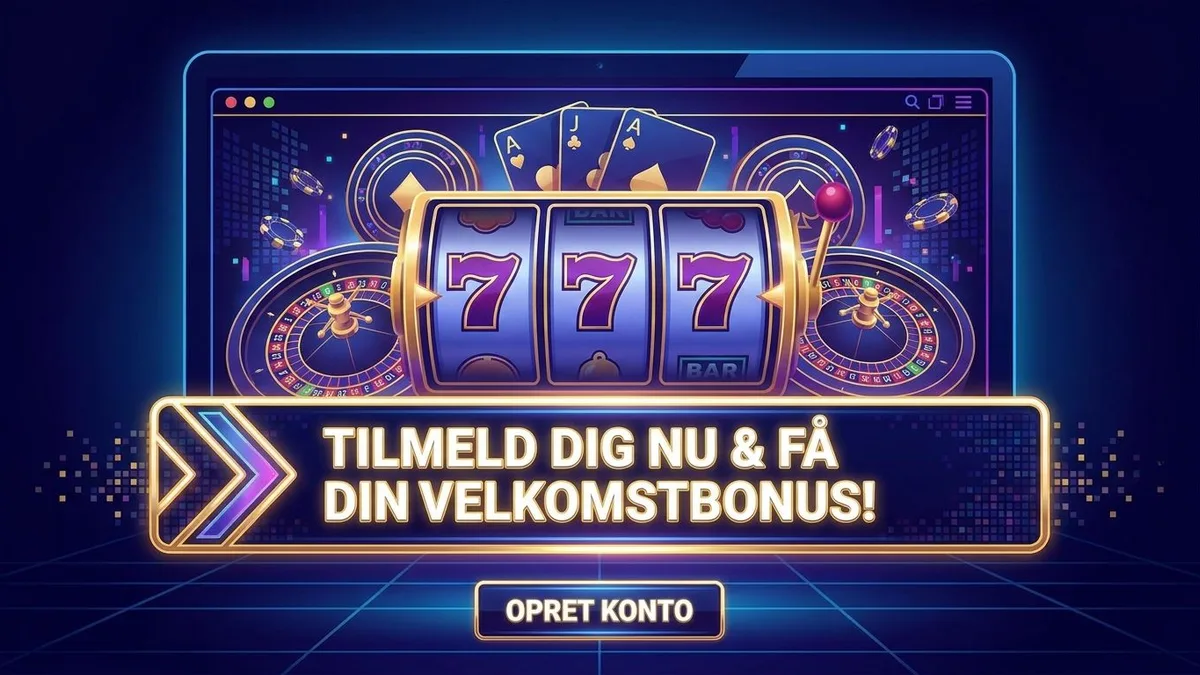 Tilmeld dig med bonus